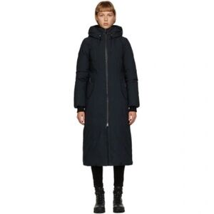 Mackage Rebeka Black Puffer full length Jacket